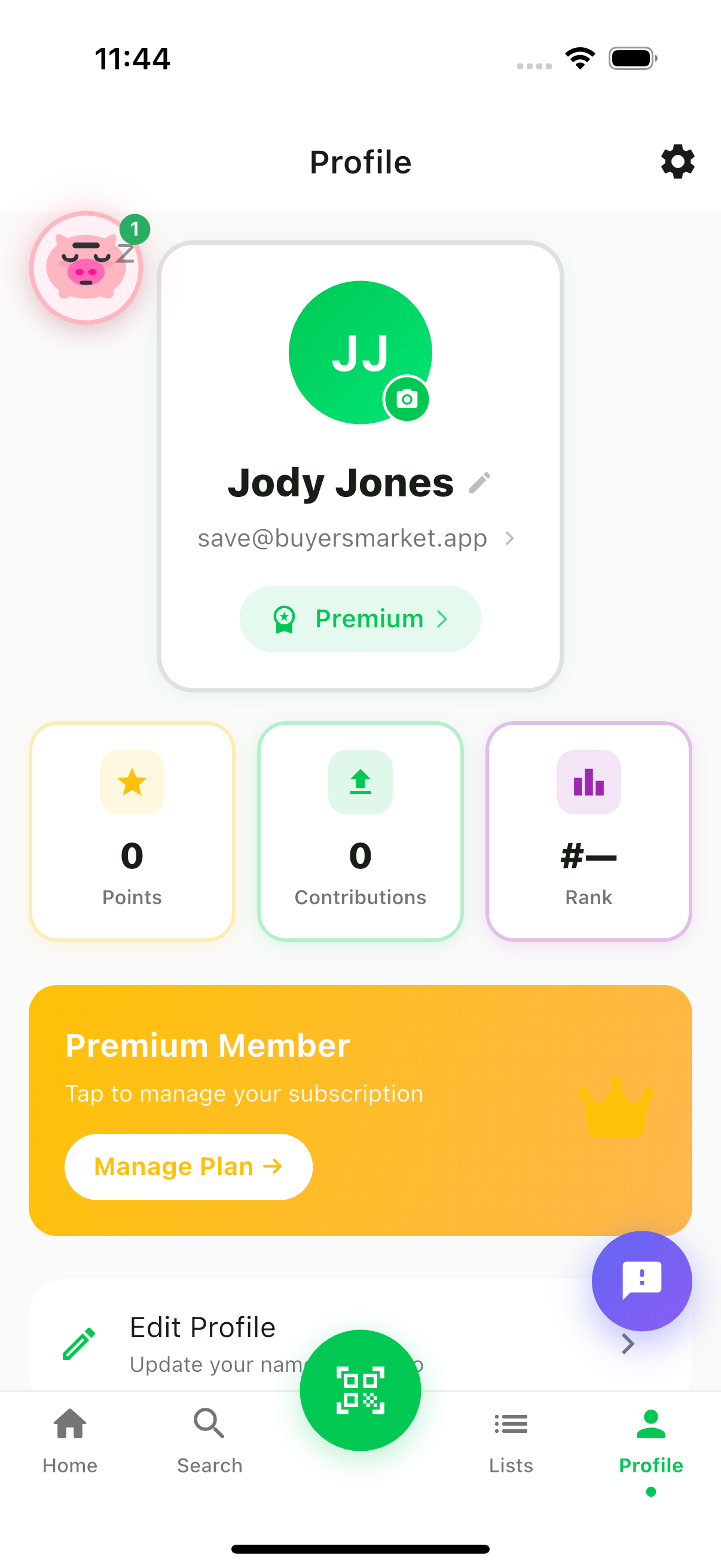 Profile & Gamification